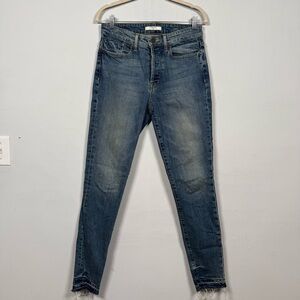 Fidelity Denim Women's Pixie High Rise Slim Jeans, Size 27, 98% Cotton